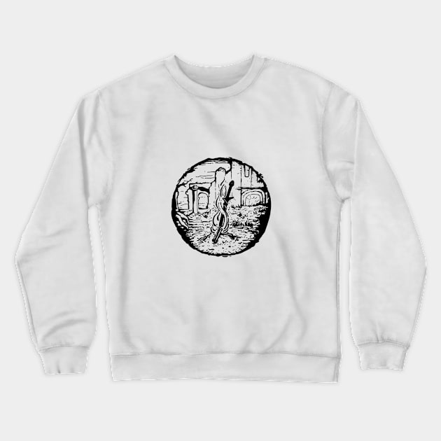 Bonfire Shrine Crewneck Sweatshirt by adamkenney